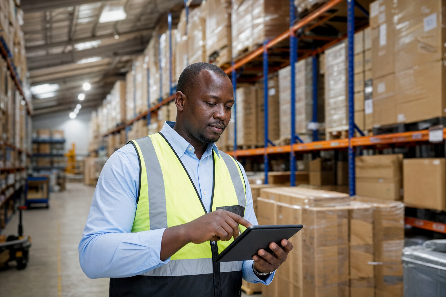 Gestion de stock sur tablette en entrepôt